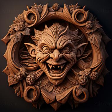 3D model st A rosette of Trolls (STL)